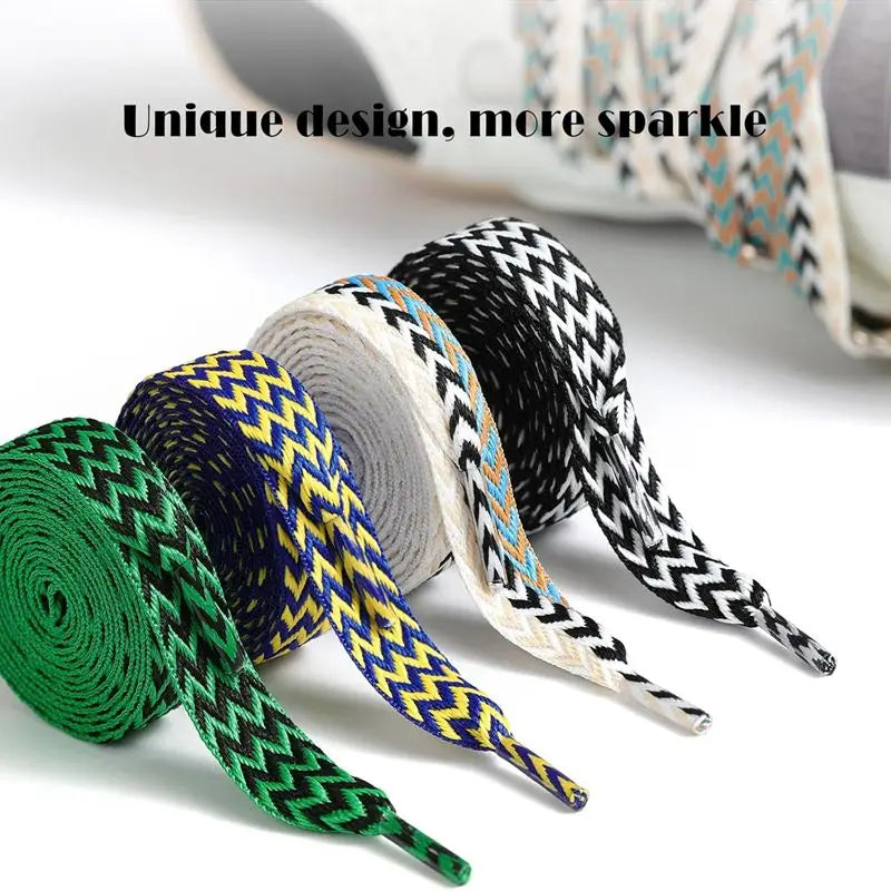 Thick Flat Sneaker Shoelaces 1.5cm