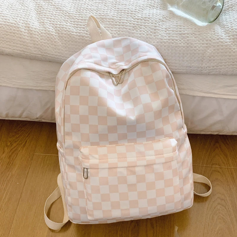 Checkered Backpack