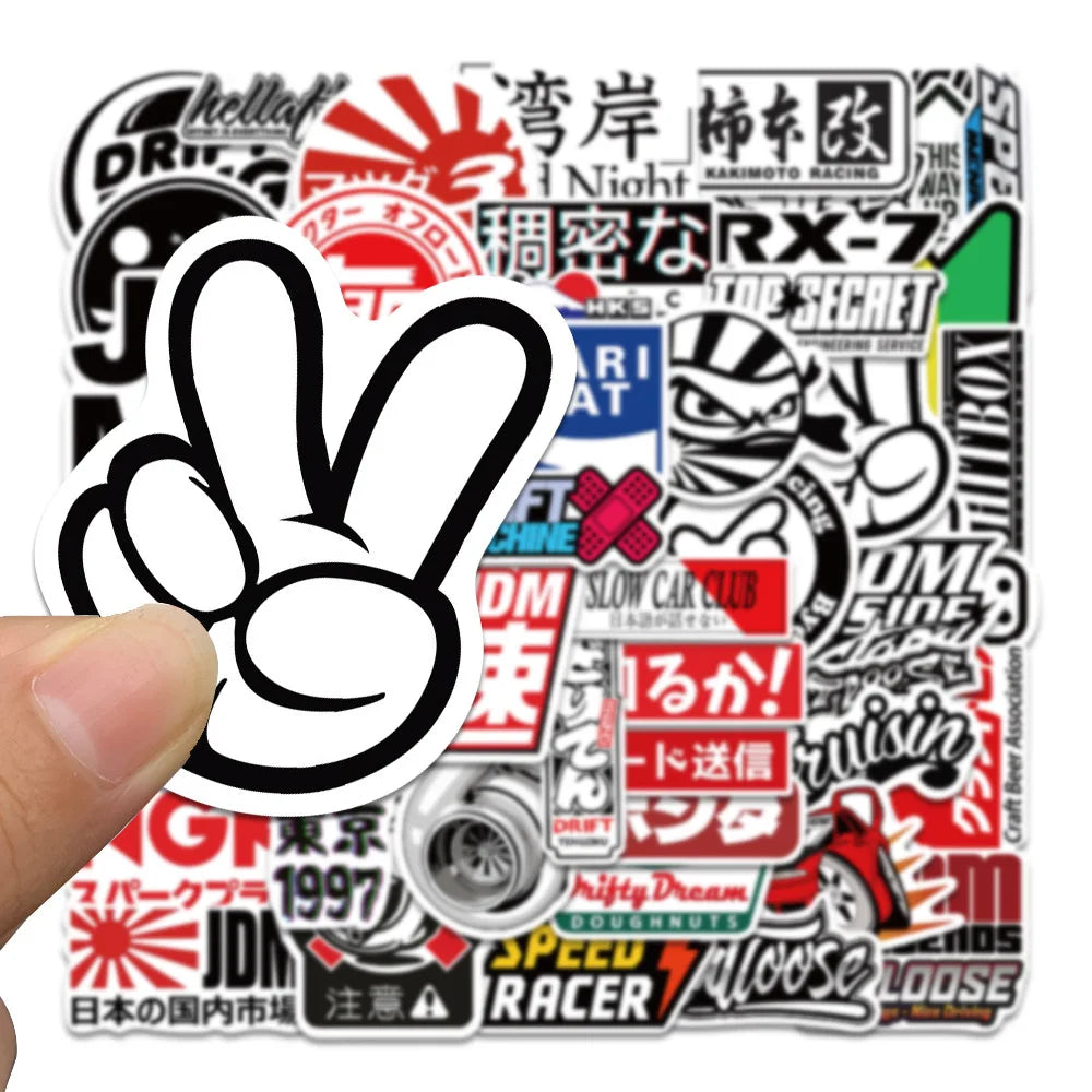 50Pcs Japanese Harajuku Stickers Set