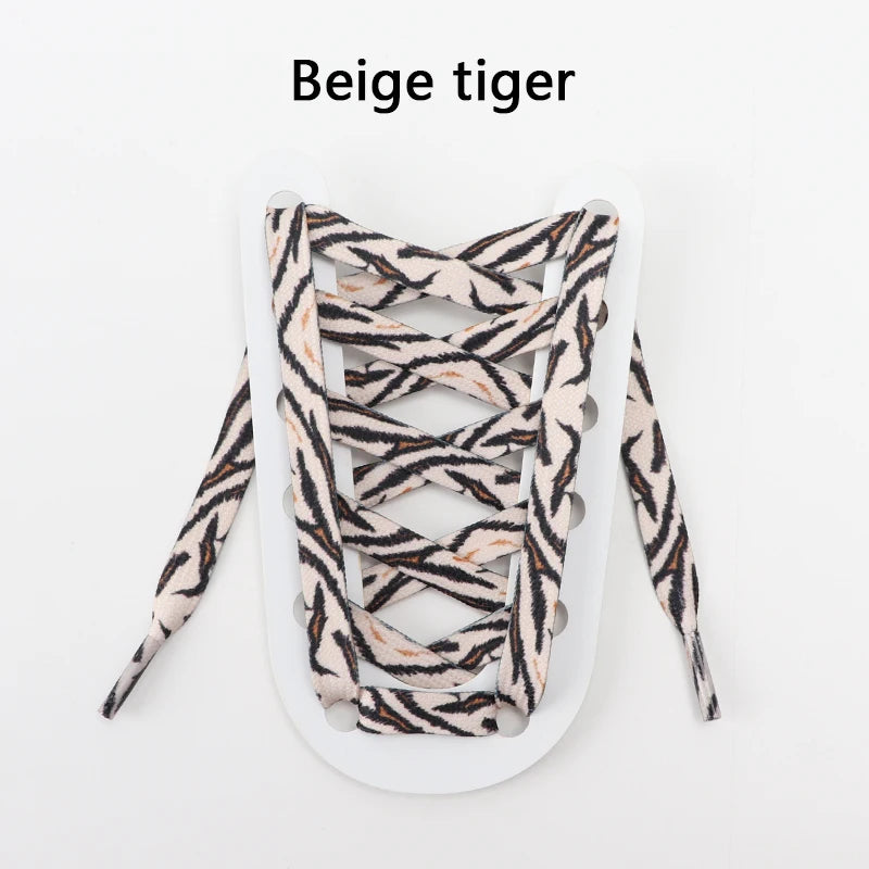 Animal Pattern Shoelaces for Sneakers