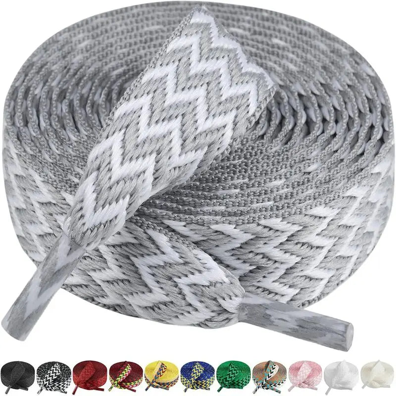 Thick Flat Sneaker Shoelaces 1.5cm
