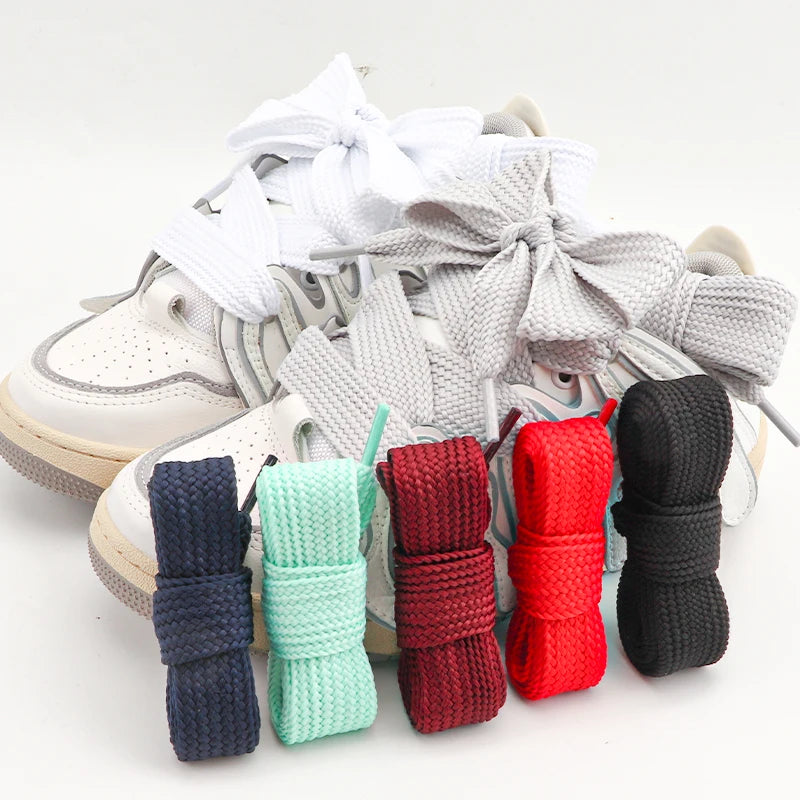Extra Wide Fashion Shoelaces for Sneakers
