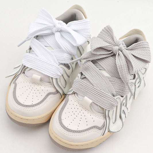 Extra Wide Fashion Shoelaces for Sneakers