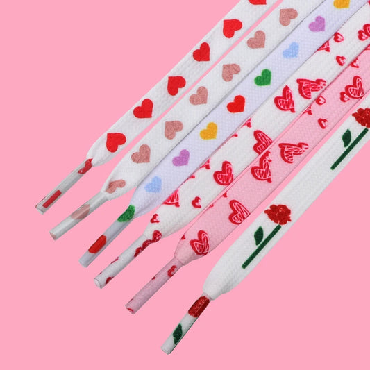 Love Flat Shoelaces for Couples