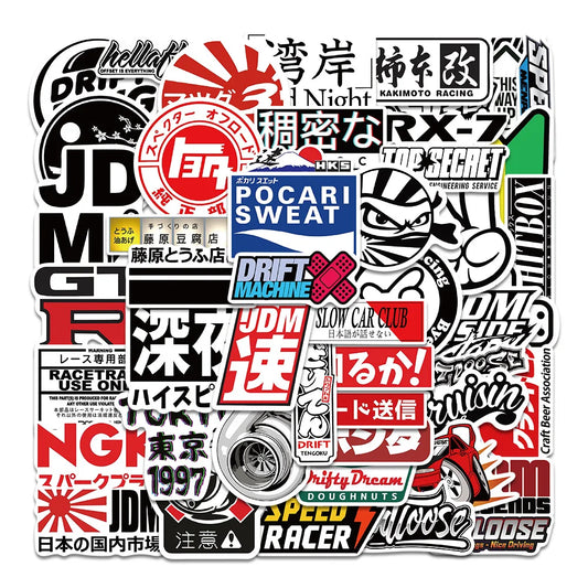 50Pcs Japanese Harajuku Stickers Set