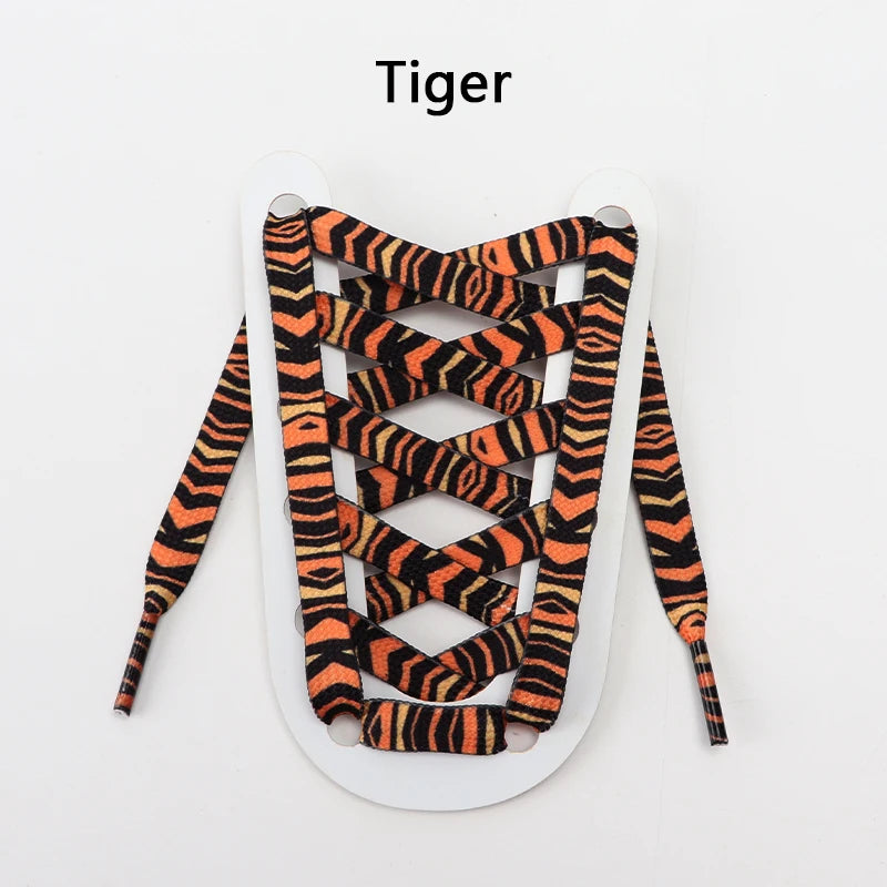 Animal Pattern Shoelaces for Sneakers