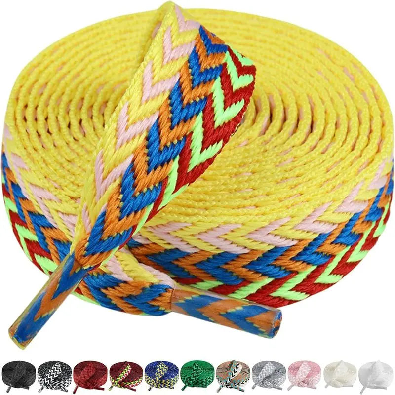 Thick Flat Sneaker Shoelaces 1.5cm