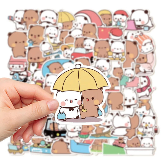 50 Sheets of Cute Panda Stickers