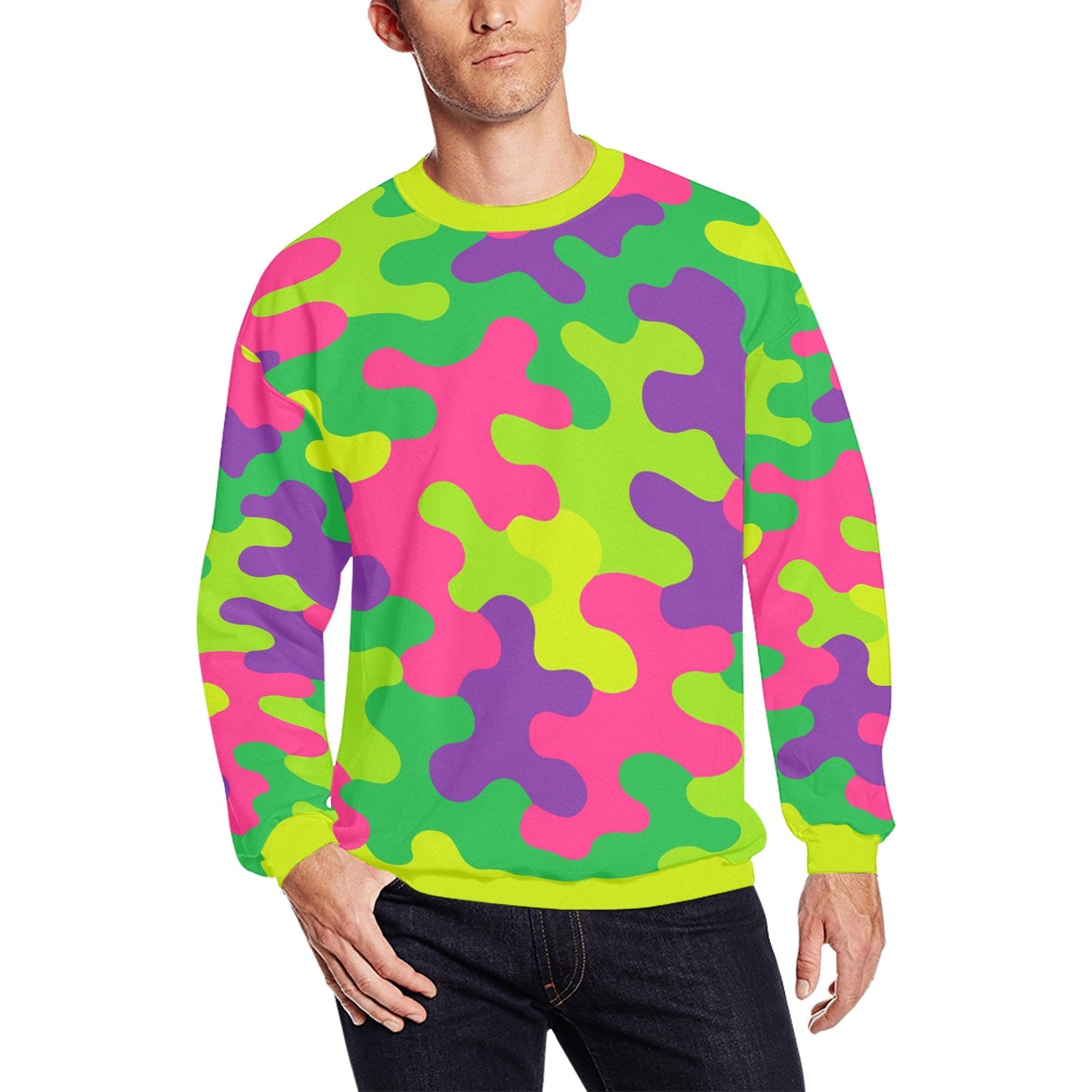 Harajuku Rainbow Camo Sweatshirt