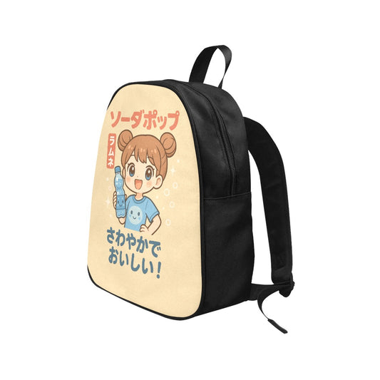 Japanese Kawaii Water Girl Canvas Backpack