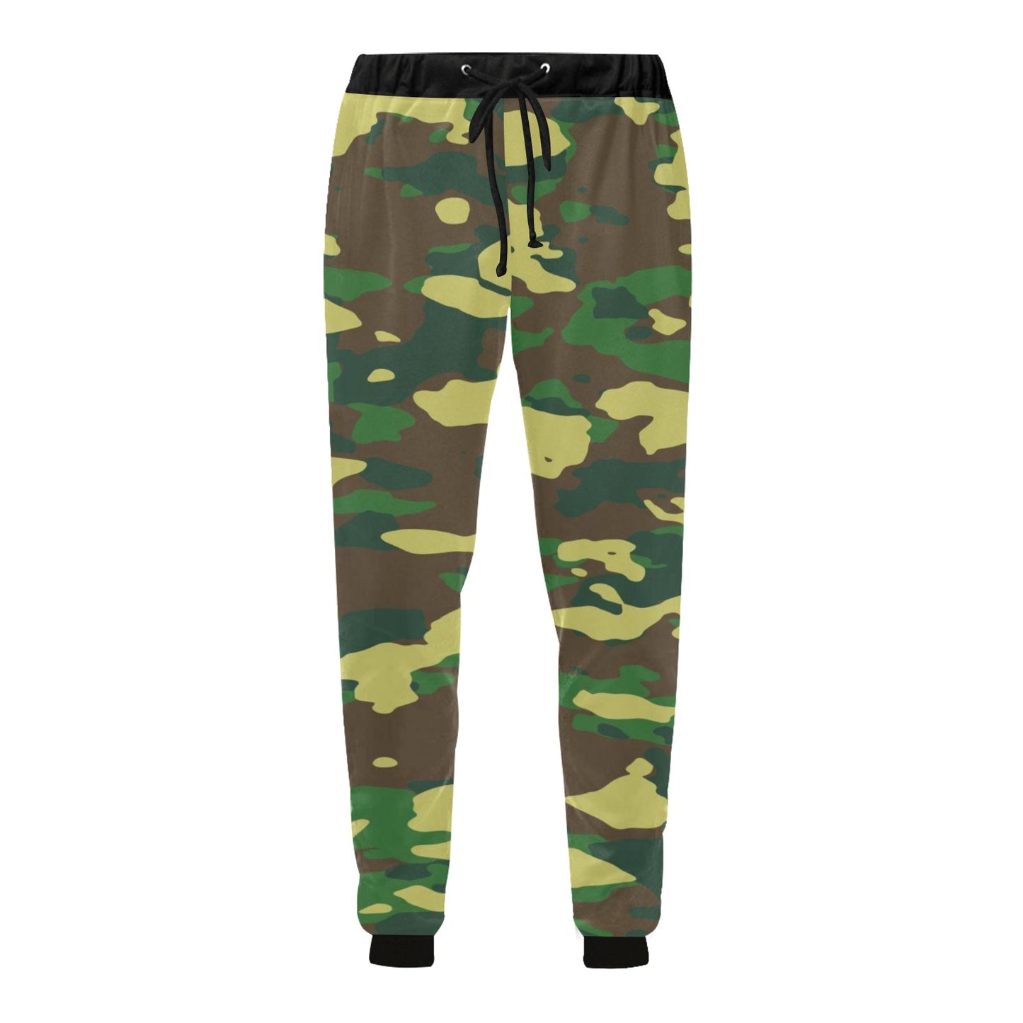 Green Camo Casual Baggy Slacks Joggers