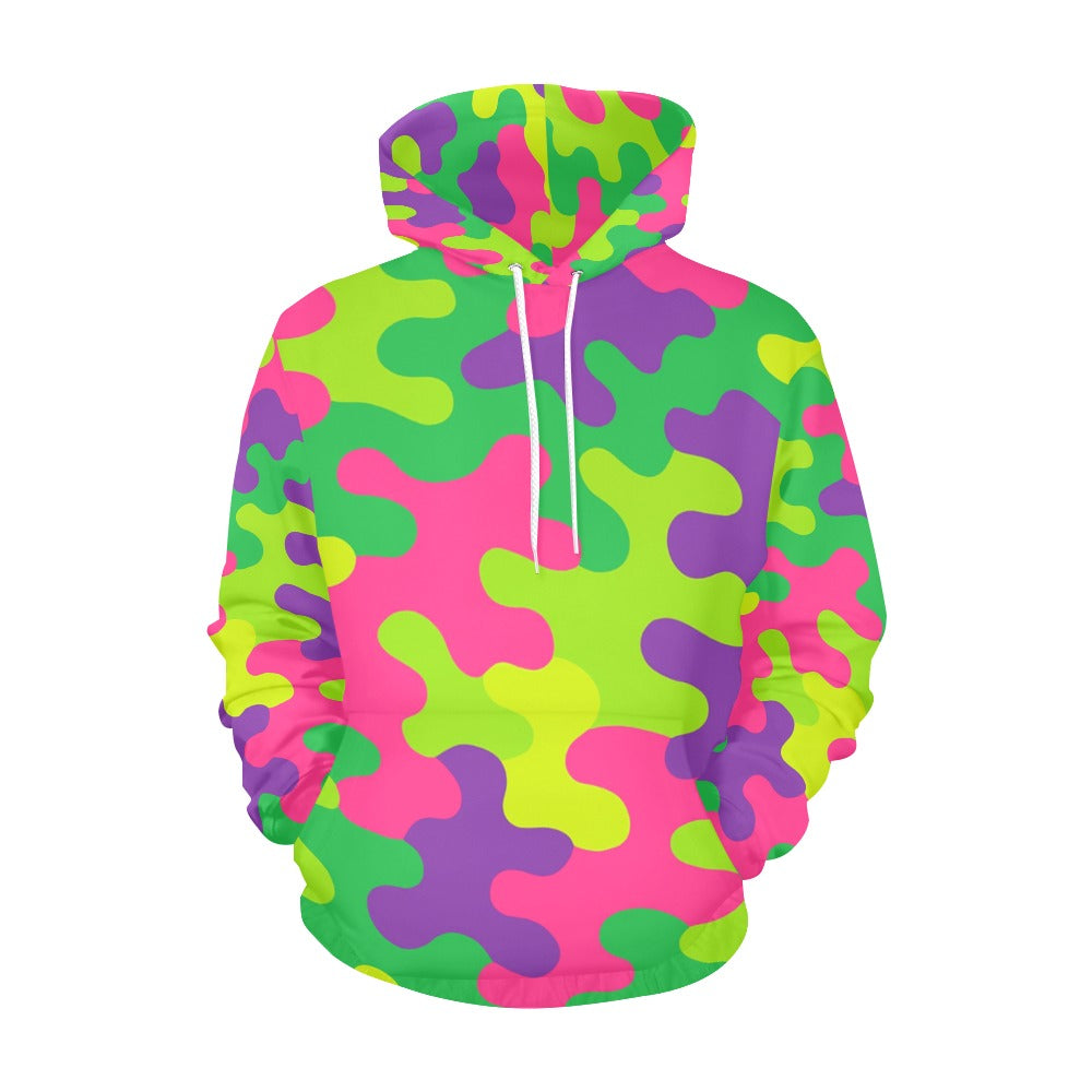 Harajuku Rainbow Camo Women's Hoodie
