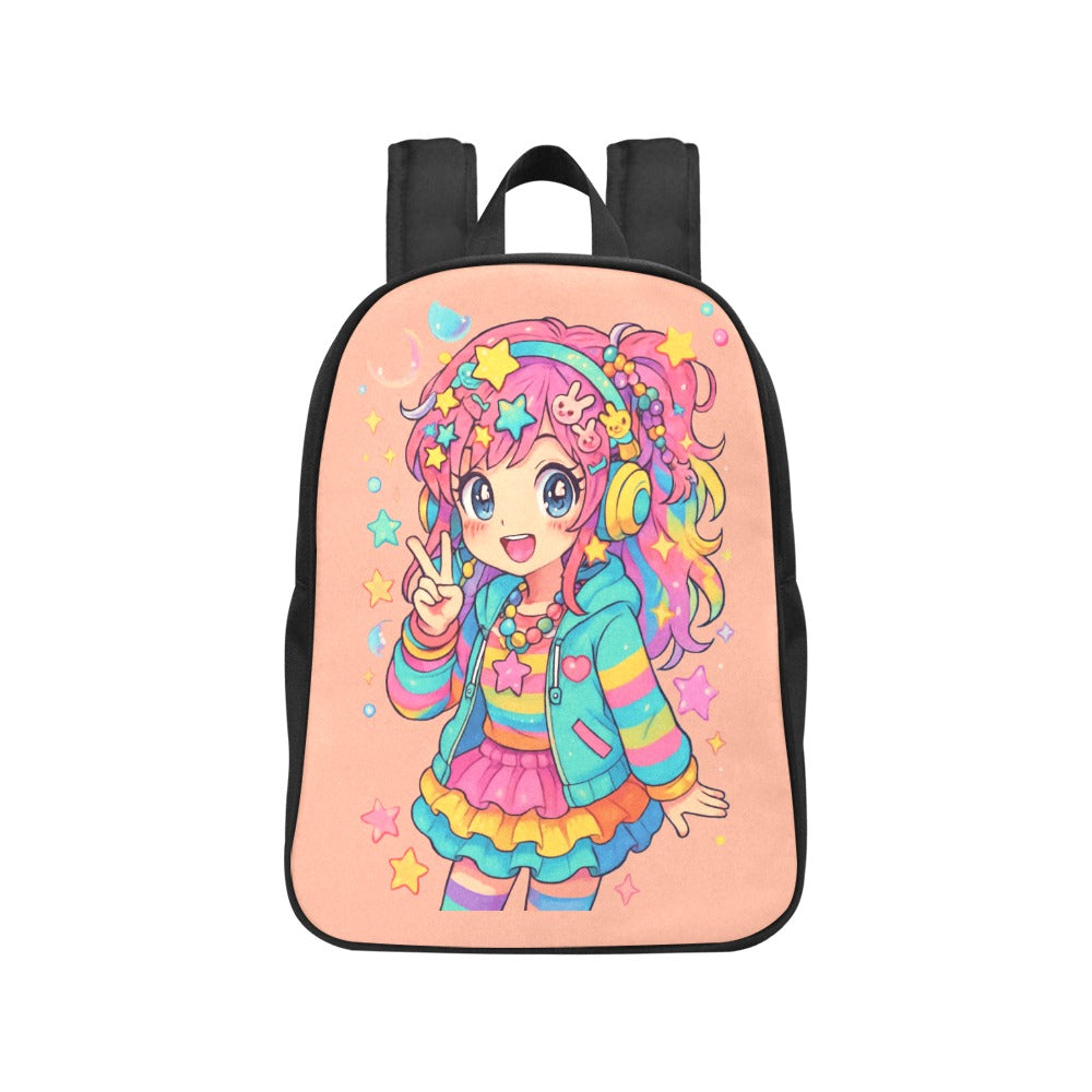 Harajuku Kawaii Cute Anime Girl Canvas Backpack