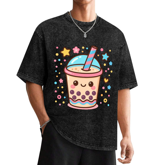 Sparkly Kawaii Boba Tee