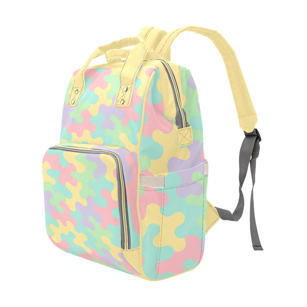 Harajuku Pastel Rainbow Camo Backpack