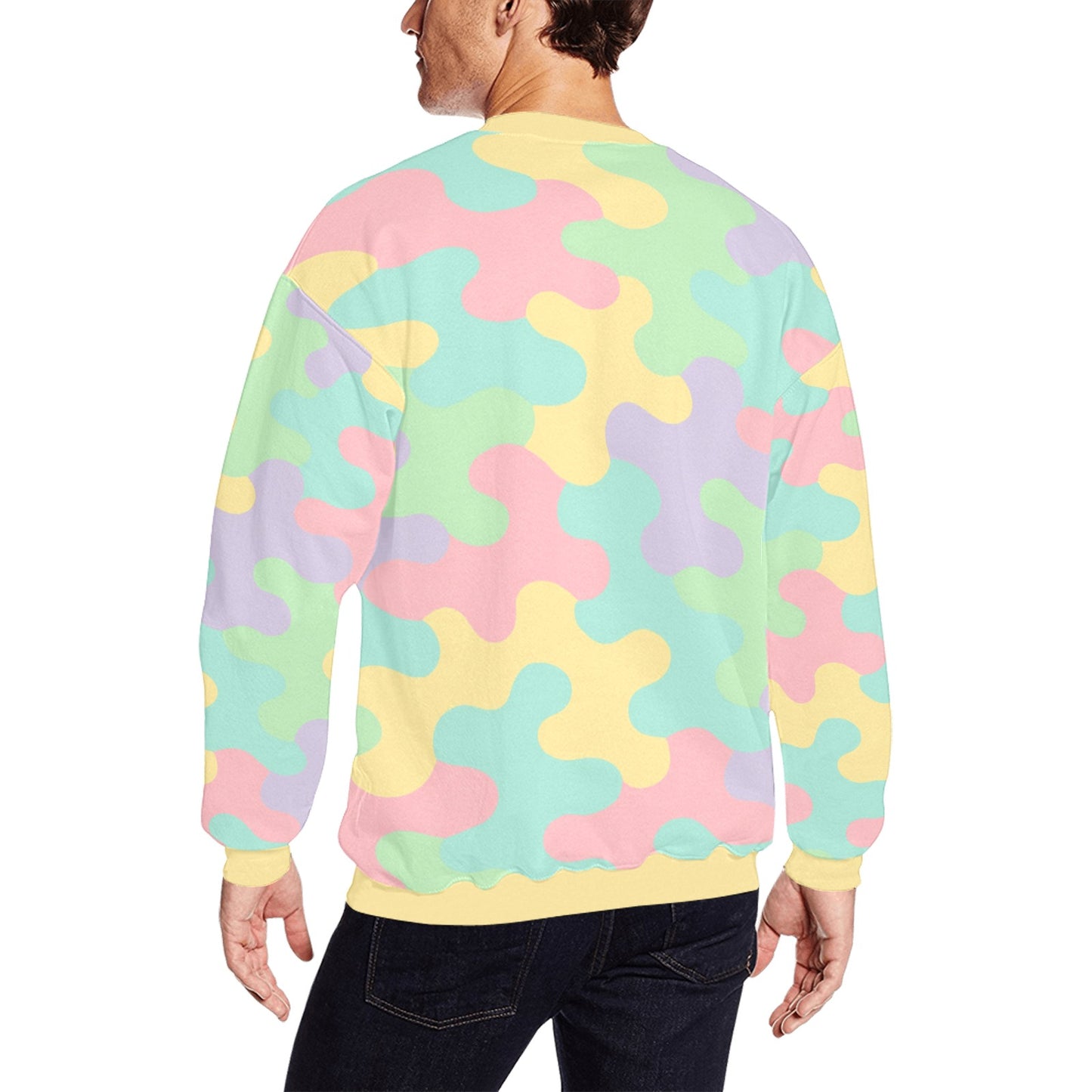 Harajuku Pastel Rainbow Camo Sweatshirt