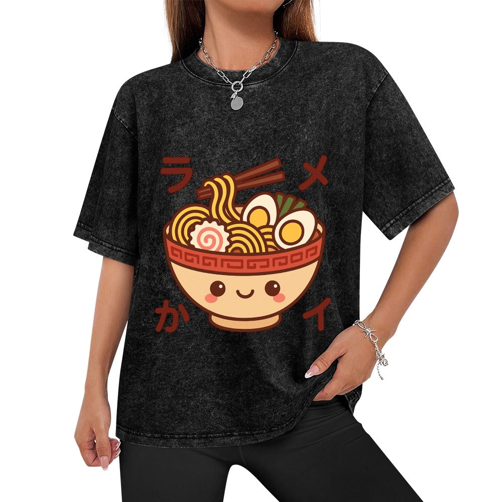 Kawaii Ramen Bowl Vintage T-Shirt
