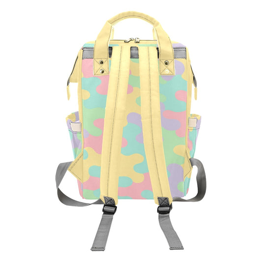 Harajuku Pastel Rainbow Camo Backpack