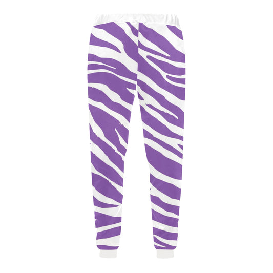 Purple Zebra Print Joggers