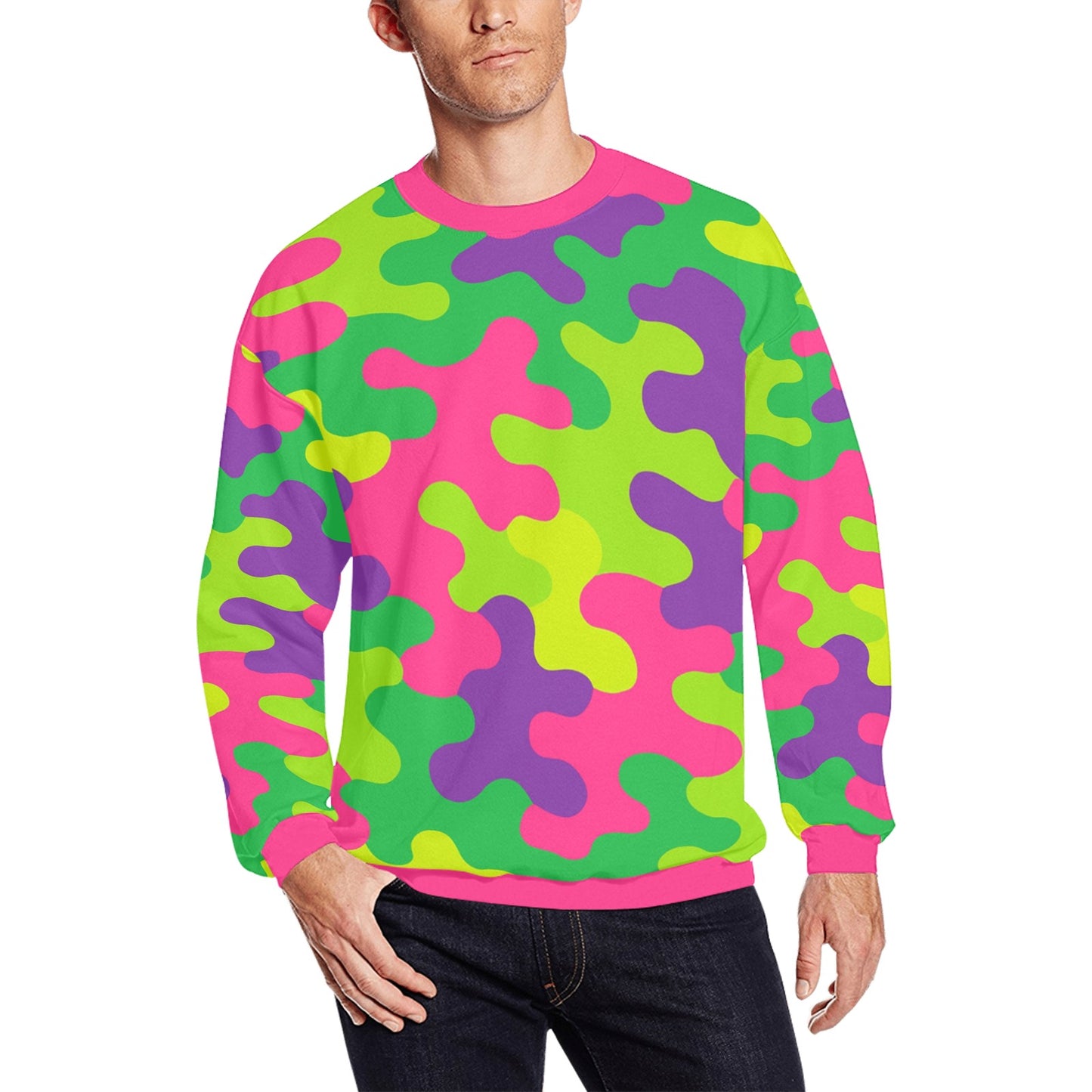 Harajuku Rainbow Camo Sweatshirt
