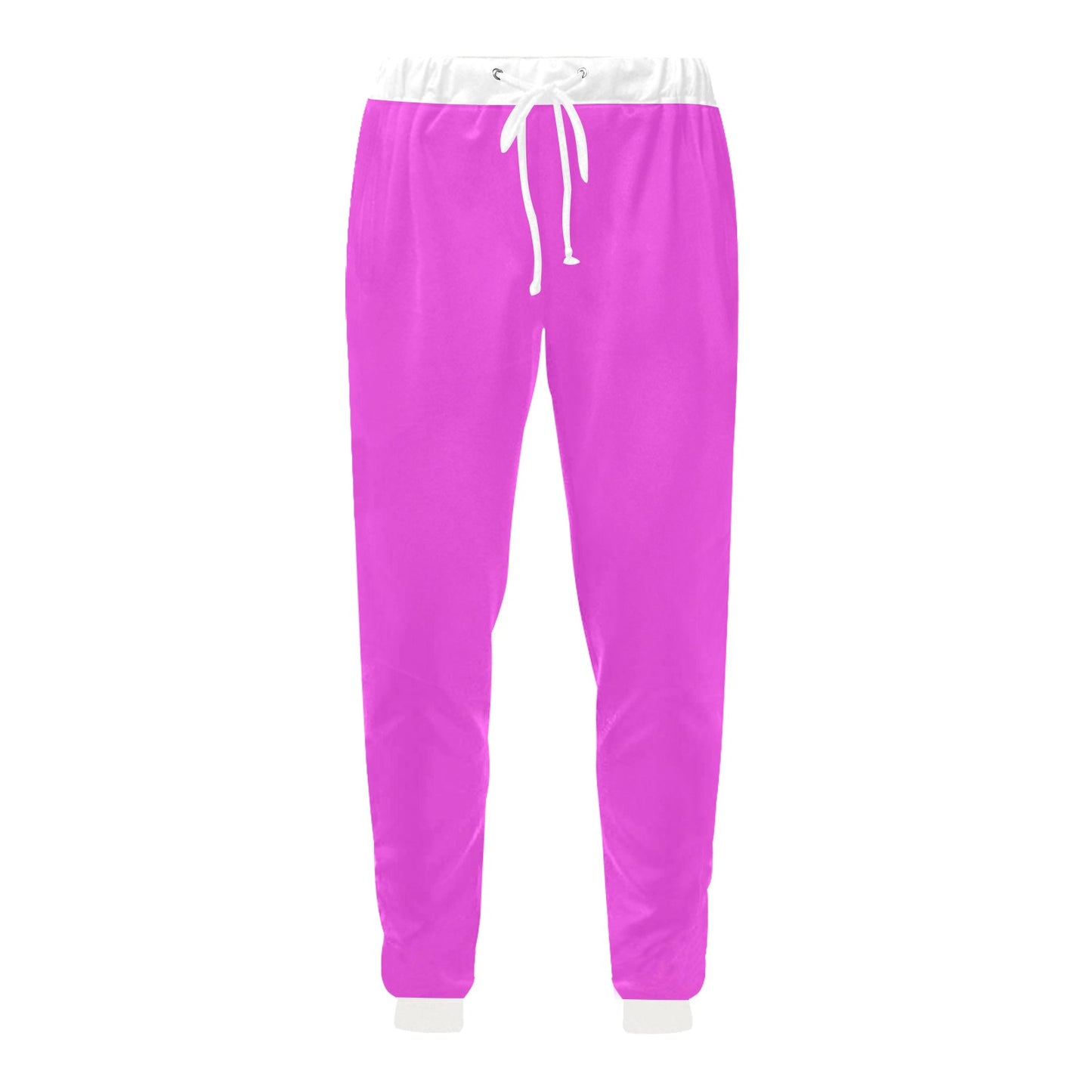 Highlighter Purple Casual Baggy Slacks Joggers