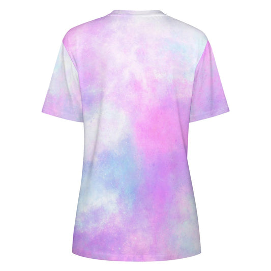 Boba Tea Gradient Galaxy Women's 100% Cotton T-Shirt
