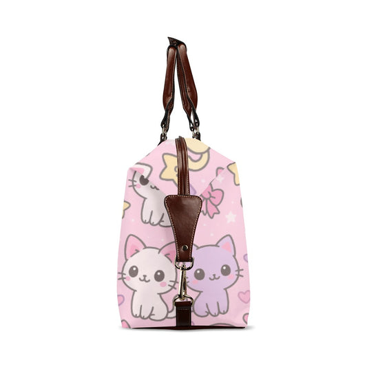 Cartoon Cat Harajuku Kawaii Flight Duffle Bag