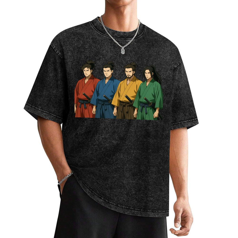 Blades of the Four Winds Vintage Wash Off Shoulder Tee