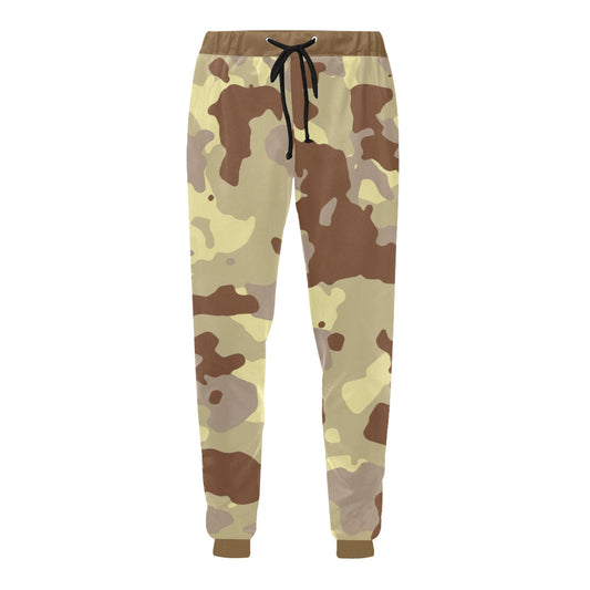 Tan Camo Casual Baggy Slacks Joggers