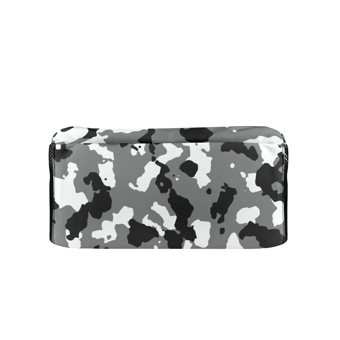 Black and White Camo All Over Print Leisure Sports Backpack