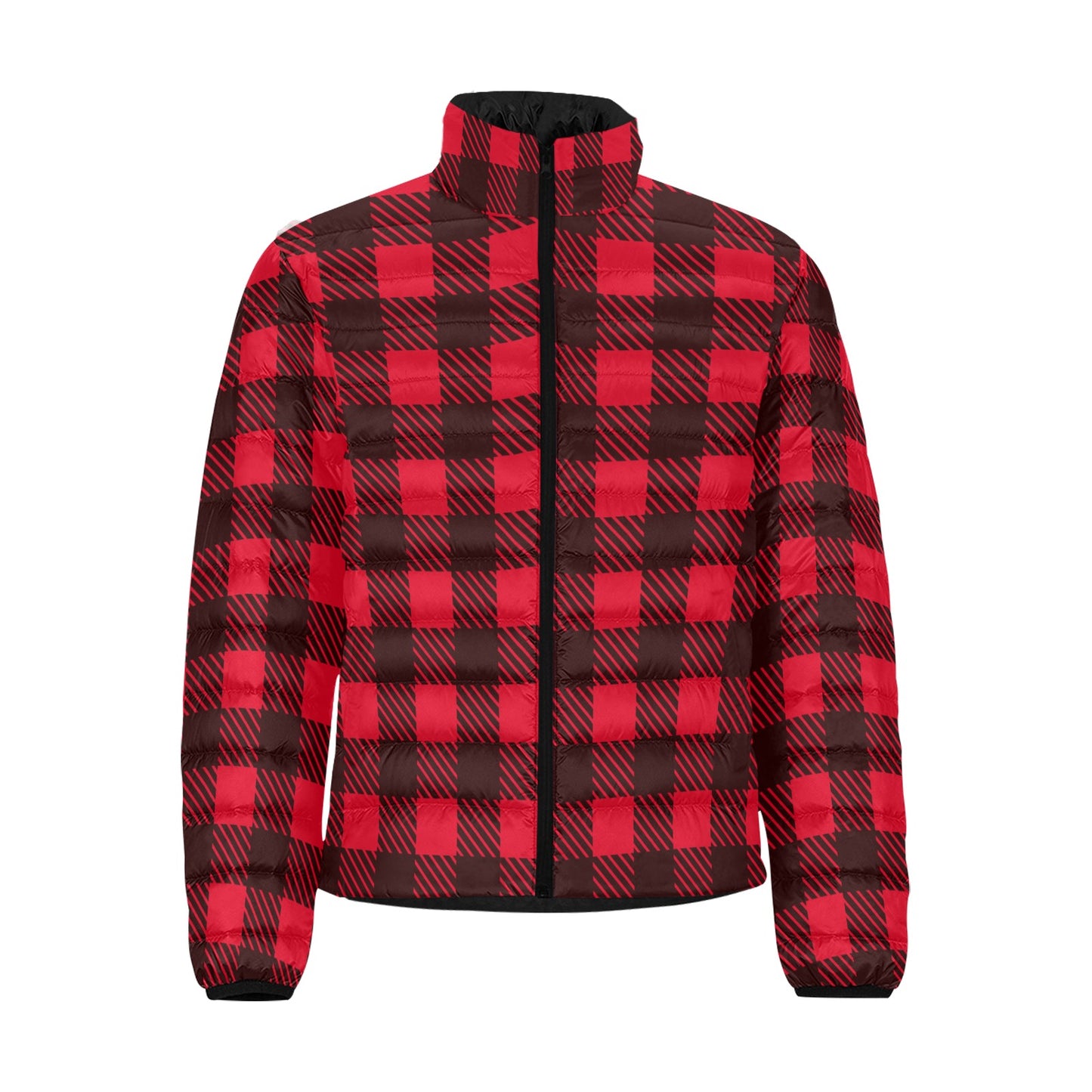 Lumberjack Black and Red Checkerboard Bomber Jacket