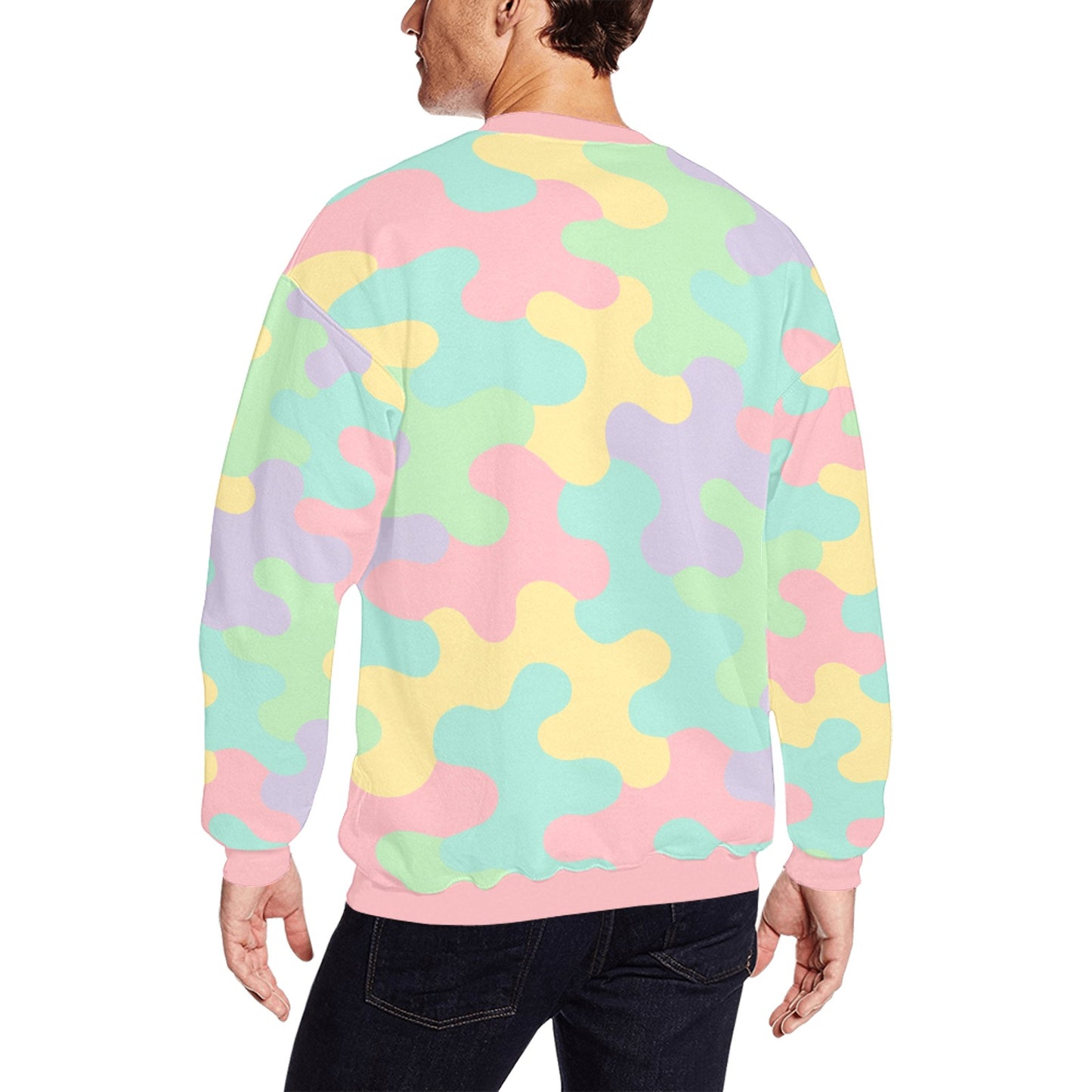 Harajuku Pastel Rainbow Camo Sweatshirt