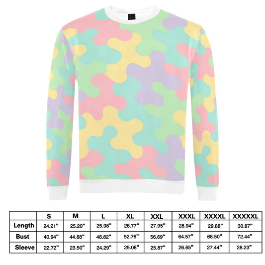 Harajuku Pastel Rainbow Camo Sweatshirt