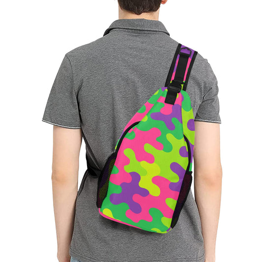 Harajuku Camo Men's Casual Chest Bag
