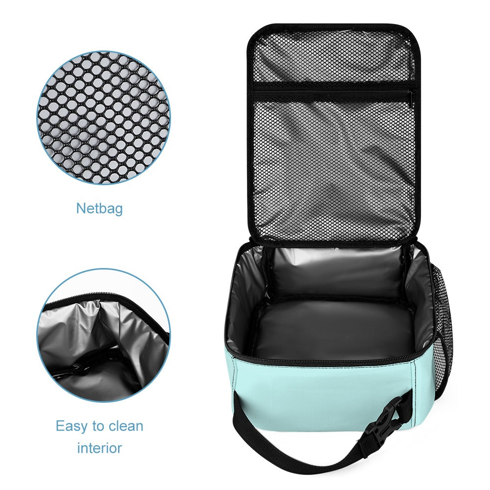 Light Blue Three-Piece Backpack Bag Set Combination