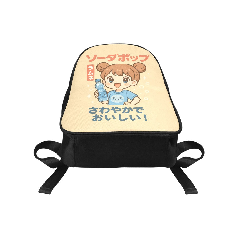 Japanese Kawaii Water Girl Canvas Backpack