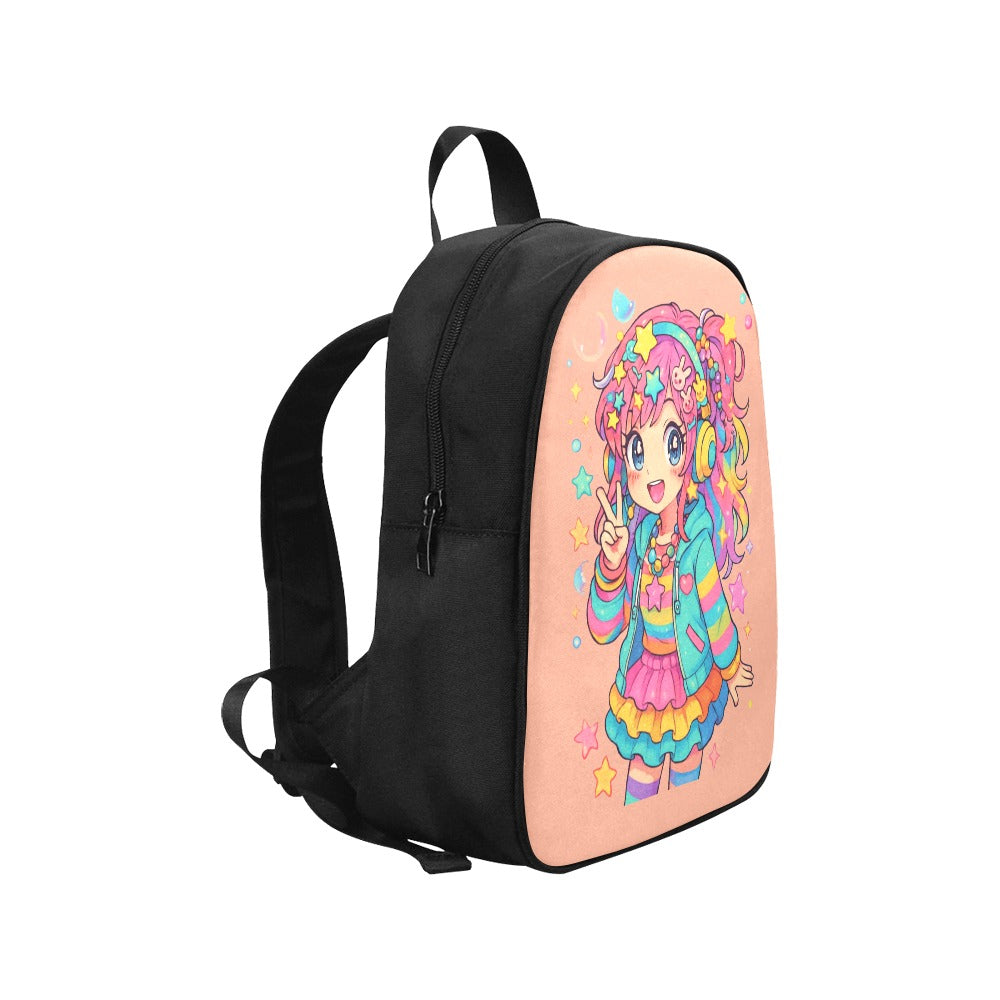 Harajuku Kawaii Cute Anime Girl Canvas Backpack