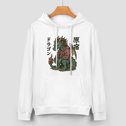 Emo Goth Dragon Pure Cotton Hoodie