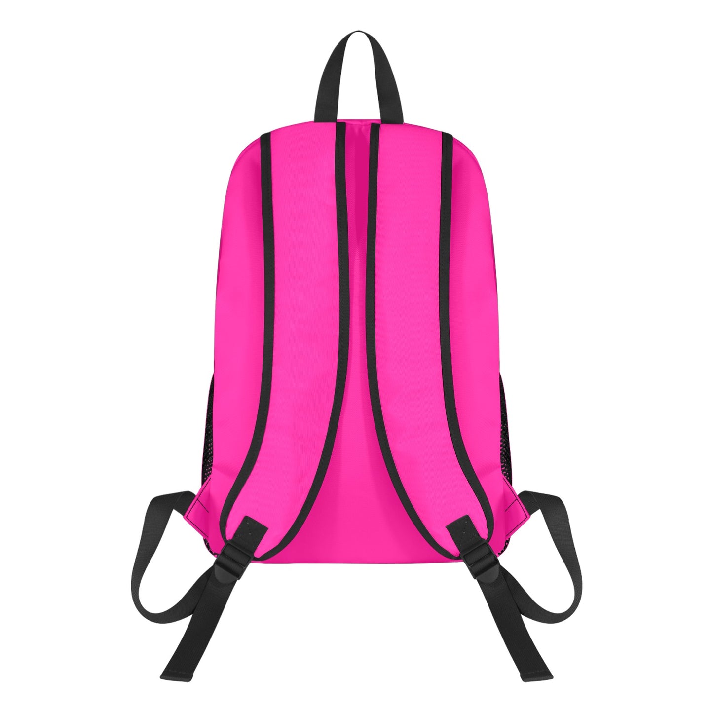 Hot Pink All Over Print Leisure Sports Backpack
