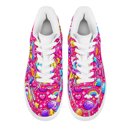 Lollipop Harajuku Pattern Low Top Unisex Sneaker
