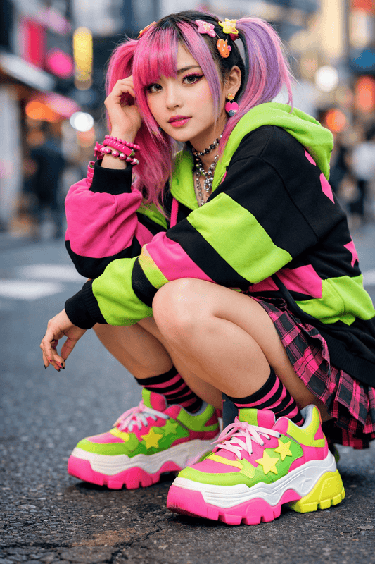 harajuku girl sneakers