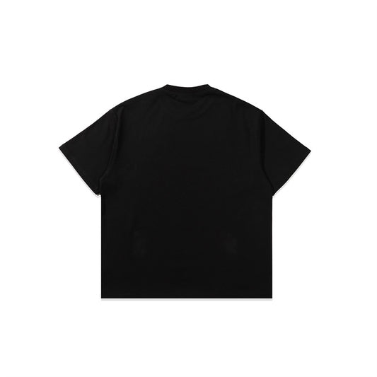 Harajuku Style Printed Round Neck Loose T-Shirt