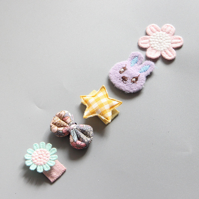 Children's Girls Hair Clip Headwear Crown Japanese Little Princess Hair Ornament Baby Hair Clip Set