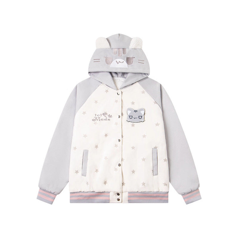 Velcro Cat Hoodie Jacket