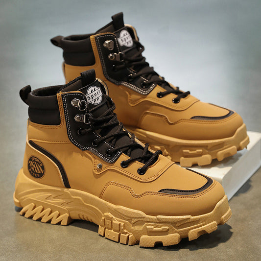 Trendy High Top Martin Boots for Men - Outdoor Versatility