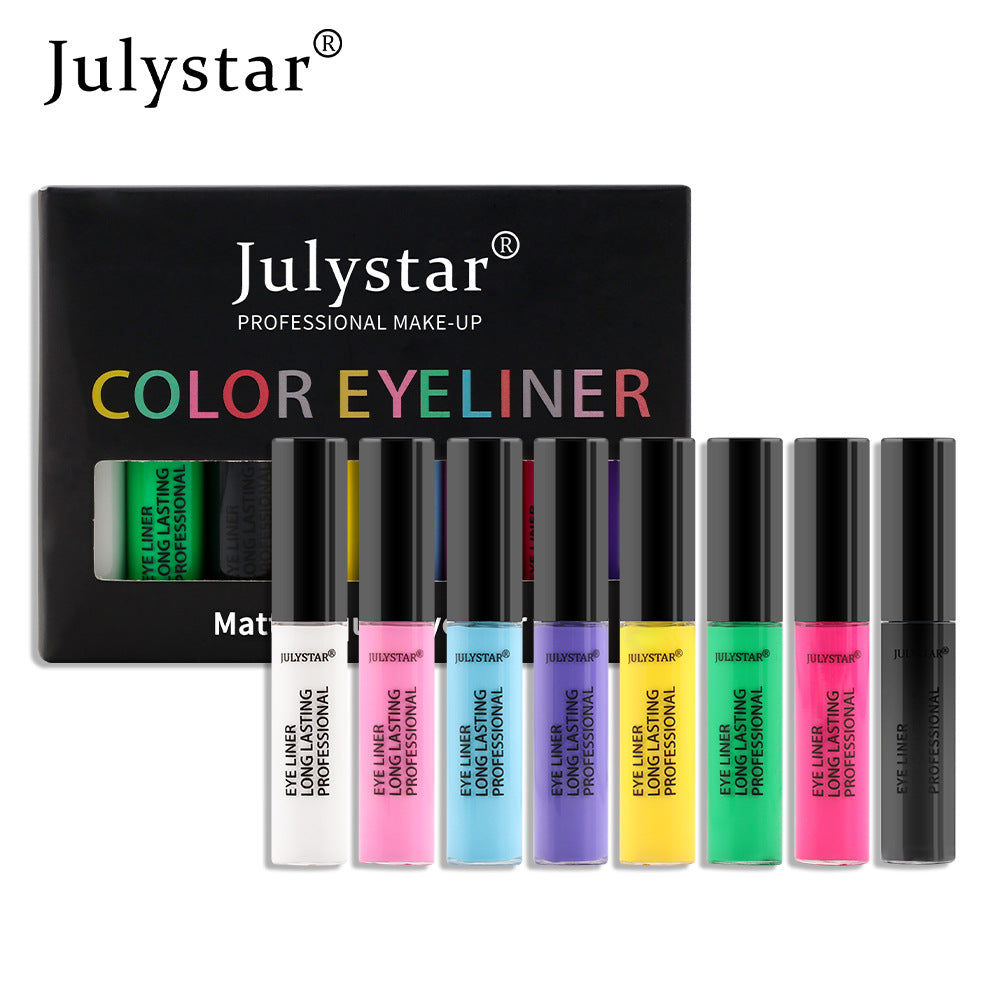 Harajuku Colorful Stain-Free Liquid Eyeliner Set