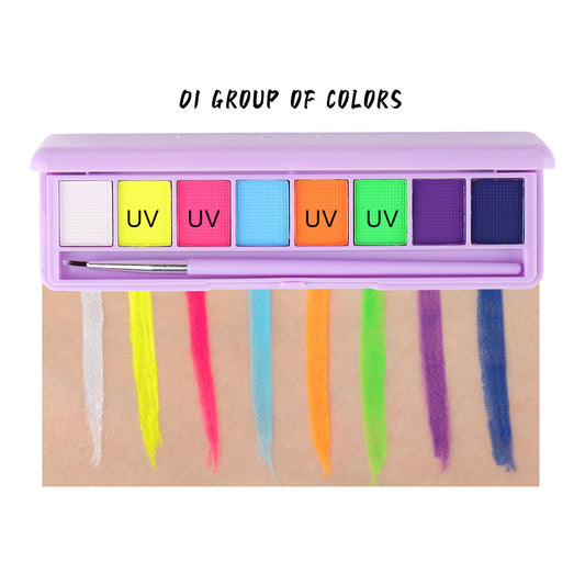 Ultraviolet Glow Water Soluble Body Paint & Eyeliner
