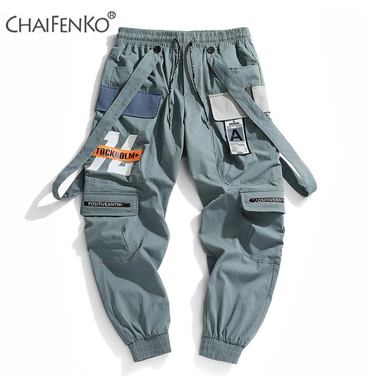 CHAIFENKO Hip Hop Streetwear Jogger Pants for Men