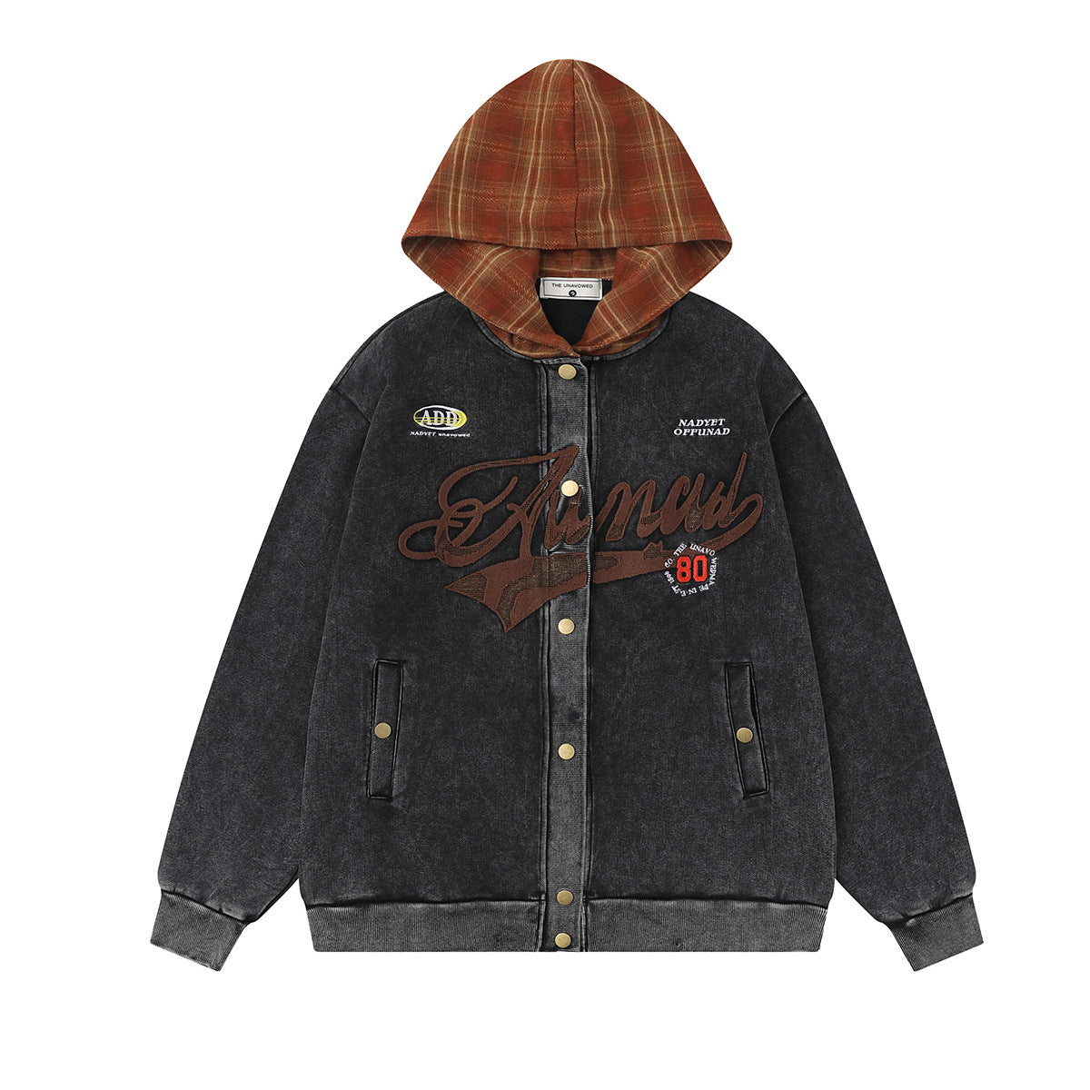 Vintage Washed Embroidered Flying Jacket