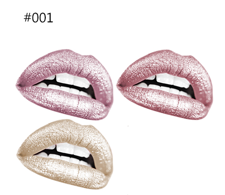 12 Colors Playful Glitter Metallic Lip Gloss - Waterproof & Moisturizing